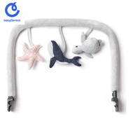Ergobaby Evolve 3 in 1 Bouncer Toy Bar - Ocean Wonders Grey