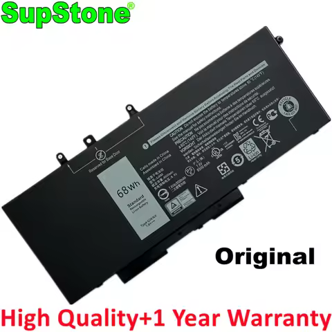 SupStone GJKNX Laptop Battery For Dell Precision M3520 M3530,For Latitude E5480 E5580 E5490 E5590 GD