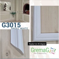 G3012/G3015/4.5ft to 8ft/PRE ANGLE  CUT /SIAP POTONG WAINSCOTING/M3015/M3012/Gold /emas frame