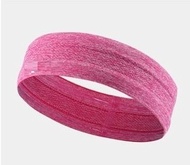 K-MART - （粉紅色） 專業運動頭帶-男女護額發箍吸汗帶跑步籃球裝備導汗帶健身止汗發帶髮帶女瑜伽 頭巾速乾導汗束髮慢跑自行車運動頭箍頭帶頭巾健身房束髮帶網球王子吸排汗