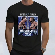 WrestleMania 41 Vegas Professional Wrestling Show T-Shirt Patriotic Sportswear Cotton 1 Y2k Style Cl