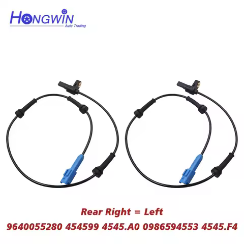 Rear R=L Wheel Speed ABS Sensor For Peugeot 206 2A/C 2D 206+ 1.1 1.4 1.6 2.0 98-19 454599 4545.A0 09