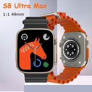 ZZOOI S8 Ultra Max Smartwatch NFC Series 8 Answer Call 1:1 49mm Size 2.08" Screen Sports Wireless Charging Men Smart Watch Women  2023