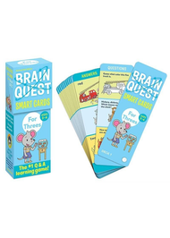 BRAIN QUEST - My First Brain Quest Challenge Cards AGES 3-4｜For Threes Smart Cards Smart Cards | 兒童問