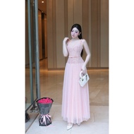 2D LACE FLOWER Mesh FASHION DESIGN DRESS