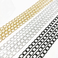 HITAM 5 Meter 3mm iron chain - color chain - silver chain - 3mm chain - black chain - chain