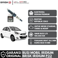 Brisk Premium Iridium P32 Car Spark Plugs for Nissan March | Original BRISK Guarantee