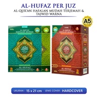 Al Quran Hafalan Mudah Al-Hufaz Per Juz UKURAN A5 - Alquran Terjemahan & Tajwid Warna 30 Juz