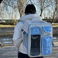 Large Capacity Cat Backpack Outing Backpack Portable Breathable Pet Portable Cat Bag Large Capacity 