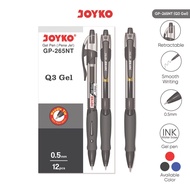 (12pc) JOYKO Pulpen Gel GP-265NT Q3 Gel 0.5mm pena jel cetek klik
