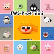 【imamura】For TWS-Pro4 mini Casing Case Soft Silicone Earphone Case Niche Cartoon NO.4
