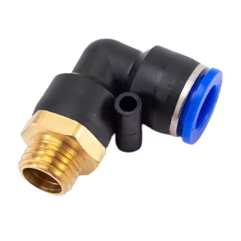 Pneumatic Quick Connector Elbow PL Metric External M Thread M6 M8 M10 M12 PU Air Pipe 6 8 10 12mm PL