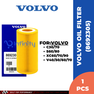 VOLVO Oil Filter For Volvo C30/ C70/ S60/ S80/ XC60/ XC70/ XC90/ V40/ V50/ V60/ V70 (8692305)
