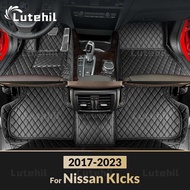 Car Floor Mats For Nissan KIcks 2017 2018 2019 2020 2021 2022 2023 Custom Auto Foot Pads Carpet Cove