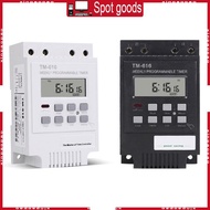 XI TM616W-4 Digital Electronic Timer 220V 30A Weekly Programmable Relay Controller