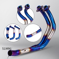 MOTORCYCLE EXHAUST MUFFLER FULL SYSTEM SLIP ON FOR MT07 mt-07 2014-2024 Motorcycle Muffler Exhaust P