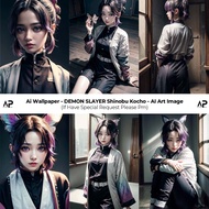 Ai Wallpaper - DEMON SLAYER Shinobu Kocho - AI Art Image