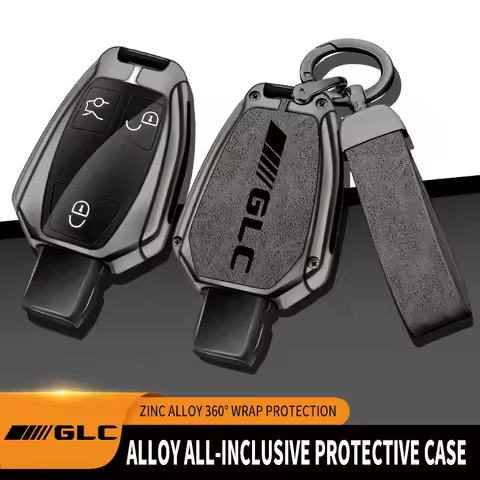 Zinc Alloy Car Key Case For Mercedes Benz GLC260L GLC300L GLC200 Remote Control Protector For Merced