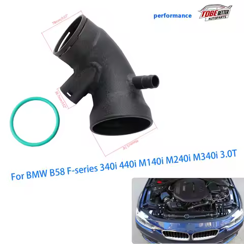 B58 Engine Turbo Inlet Upgrade aluminum Pipe For BMW F Chassis 340i 440i M140i M240i M340i 3.0T Turb