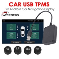 เครื่องตรวจสอบพอร์ตแรงดันยาง TMPS USB สำหรับระบบ Android วิทยุติดรถยนต์เครื่องเล่นเสียงสเตอริโอวิดีโ
