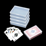 4 Pcs Playing Card Case, Playing Card Box,Playing Card Storage Box, Card Deck Holder for Bank Card, 