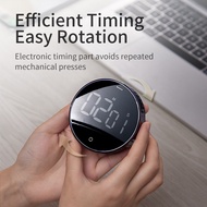 Baseus LED Digital Kitchen Timer Manual Countdown Kitchen Timer Countdown Alarm Clock Mechanical Coo