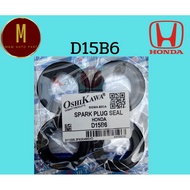 Spark Plug Seal HONDA D15b2 6 /Set CIVIC'88-95 1500CC 16V Brand oshikawa