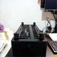 Lidu11 Aluminum PC Chassis Amplifier Feet Shock Absorbing Amplifier Pad Heat Dissipation
