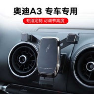 Suitable for 14-20 Audi A3 Car Phone Holder Dedicated Modified Wireless Charger Navigation Phone Hol