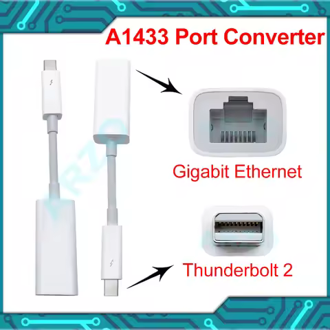 RJ45 Wire Converter A1433 For Thunderbolt 2 Gigabit Ethernet Converter Lightning Port