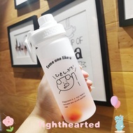 LIGHTHEARTED 500ml Frosted Water Bottle Portable Girl Plastic Drinking Bottle