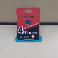 Memory card advance 4GB micro SDHC (Class 6th)