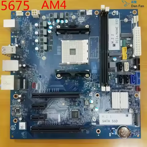 16552-1 For DELL Inspiron MAX 5675 Motherboard AM4 X370 DDR4 F6X2V$FA Mainboard 100%tested fully wor