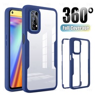 360 เคสกันกระแทก Realme 7 Narzo 20 Pro 7Pro เคสใส Clear Phone Case ป้องกันกล้องกันปกหลัง TPUขอบนิ่ม ออกแบบใหม่2022 OPPO RMX2170 RMX2151 RMX2163 RMX2155 RMX2161