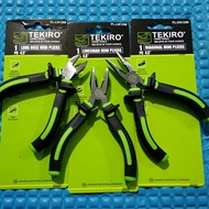 Tang Elektronik Tekiro Set 3 Pcs 4.5" - Tang Kecil Tekiro 3 Pcs - Tang Potong Kecil + Tang Kombinasi