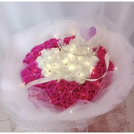 Ready stock   99 roses soap flower