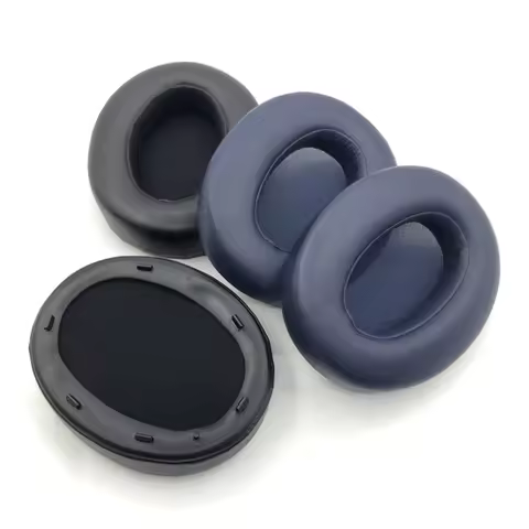 1Pair Ear Pads For Sony WH-XB910N XB910N Headphones Elastic Foam Earpads Ear Pads Sponge Cushion Rep