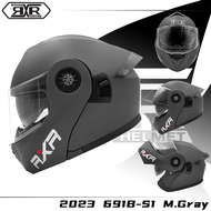 RXR 691B-S1 Full face Modular Helmet (with ICC/BPS logo) dual visor full face motorcycle helmet