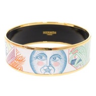 近全新愛馬仕琺瑯GM金屬顏色手環1186 [二手] 愛馬仕