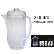 2Liter Crystal Water Jug Plastik Kristal Jug Air 2L