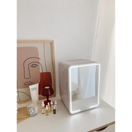10L Mini Portable Small Refrigerator with LED Mirror for HM skincare