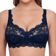 Bra without underwire made of elastic lace "Latina" I non-wired bra with feminine look thanks to ful
