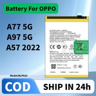 Bateri For OPPO A77 5G Battery A57 2022 A97 5G BLP923