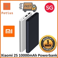 Xiaomi 10000mAh Powerbank 2S XiaoMi Mi 2nd Gen 10000mAh Power Bank Dual USB Port (Silver)