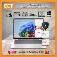 HP OmniBook X14-FE1007QU Laptop (SD X1P 42 100 3.2GHz,16GB D5,512GB SSD,Qualcomm,14"2.2K,W11,H21+M36