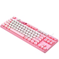 Bàn Phím Cơ Có Dây K550 Phong Cách Punk Blue Switch Họa Tiết Nứt Văn Phòng Bàn Phím Máy Tính Chơi Ga