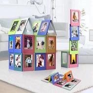 4/5/20 Pcs Magnetic Photo Frames For Fujifilm Instax Mini Film Papers Double Sided Fridge Picture Frame Magnets Artwork Frames