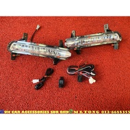 Proton saga vvt 2021 drl led daylight lights lamp fog lamp foglamp with wiring READY STOCK 