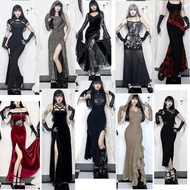 Halloween Costume: Gothic Lolita Court Dress - Dark Retro Vampire & Dune Wasteland Style