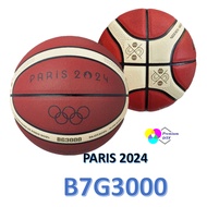 Basketball MOLTEN B7G3000-2-S4F (Size:7) Olympic Games Paris 2024 💥 Free Carry Net & Needle 💥